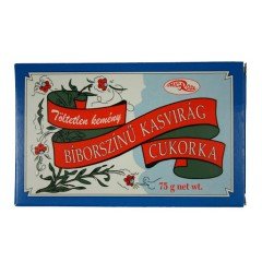 Biborszinü kasvirág cukorka mentolos 75g Biborszinü kasvirág cukorka mentolos 75g