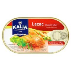 Kaija lazacfilé saját lében 170g Kaija lazacfilé saját lében 170g