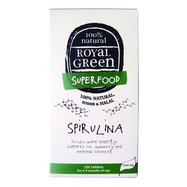 Royalgreen spirulina tabletta 120db