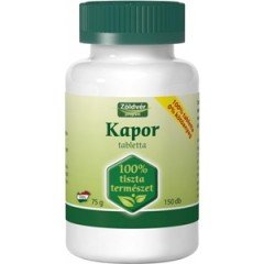 Zöldvér kapor tabletta 150db Zöldvér kapor tabletta 150db