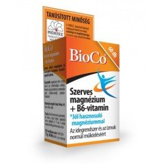 Bioco szerves magnézium + b6 tabletta 60db Bioco szerves magnézium + b6 tabletta 60db