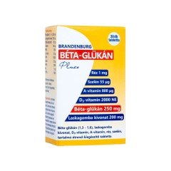 Brandenburg béta-glükán plusz tabletta 30db Brandenburg béta-glükán plusz tabletta 30db