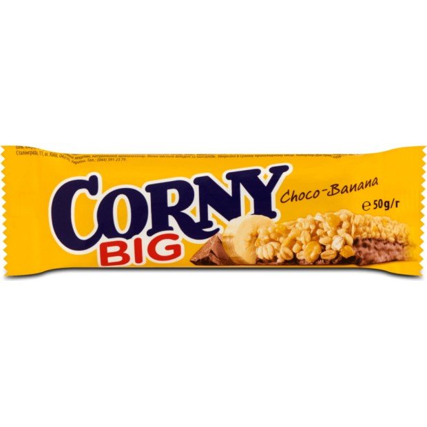 Corny Big szelet csokoládés - banános 50g 