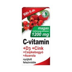 Dr.chen c-vitamin 1200mg+d3+cink+acerola+csipkebogyó tabletta 105db Dr.chen c-vitamin 1200mg+d3+cink+acerola+csipkebogyó tabletta 105db
