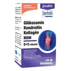 Jutavit glükozamin+kondroitin+kollagén+msm tabletta 120db Jutavit glükozamin+kondroitin+kollagén+msm tabletta 120db