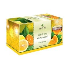 Mecsek zöld tea citrusokkal 20filter Mecsek zöld tea citrusokkal 20filter