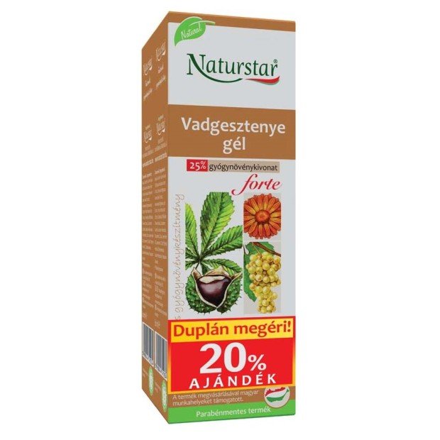 Naturstar vadgesztenye gél 2x60ml