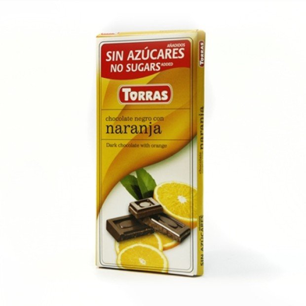 Torras étcsokoládé narancsos 75g