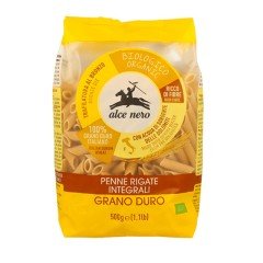 Alce nero bio durumtészta teljes kiörlésű penne 500g Alce nero bio durumtészta teljes kiörlésű penne 500g