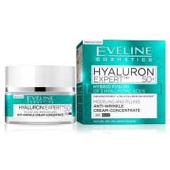 Eveline hyaluron 4D 50+ krém 50ml Eveline hyaluron 4D 50+ krém 50ml
