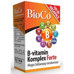 Bioco b-vitamin komplex forte tabletta 100db Bioco b-vitamin komplex forte tabletta 100db