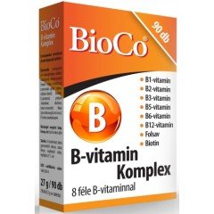 Bioco b-vitamin komplex tabletta 90db Bioco b-vitamin komplex tabletta 90db