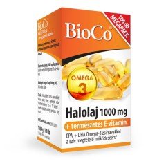 Bioco halolaj 1000mg kapszula 100db Bioco halolaj 1000mg kapszula 100db