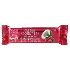 Biopont bio coco love kókusz-vörösáfonya szelet 30g