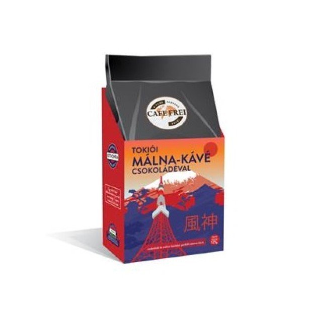 Cafe Frei tokiói málna-kávé csokoládéval szemes 125g