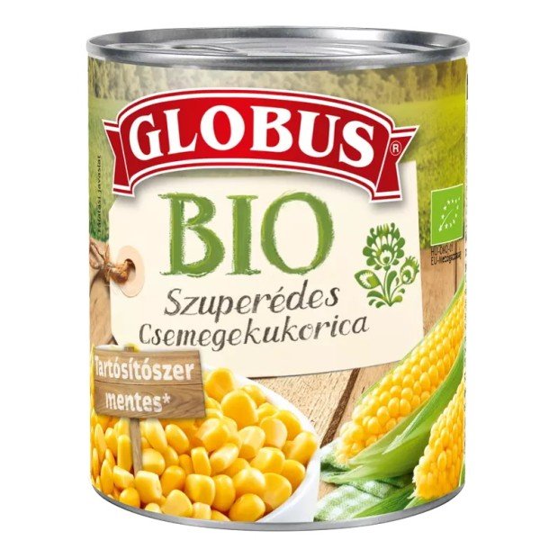 Globus Bio Szuperédes csemegekukorica 340g