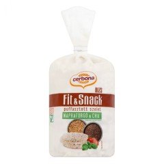 Cerbona Fit & Snack puffasztott rizsszelet napraforgó - chia maggal 90g Cerbona Fit & Snack puffasztott rizsszelet napraforgó - chia maggal 90g
