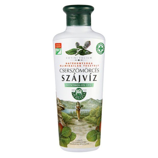 Herbária cserszömörcés szájvíz mentolos 250ml