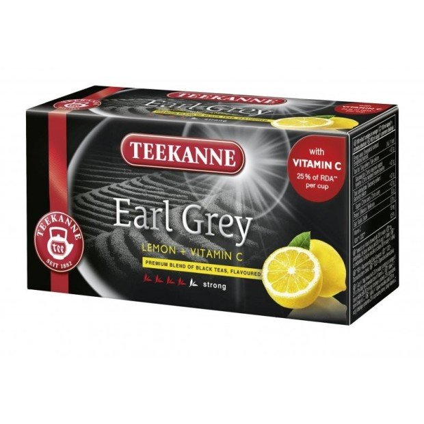 Teekanne earl grey lemon fekete tea 20 filter