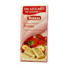 Torras fehércsokoládé epres 75g Torras fehércsokoládé epres 75g