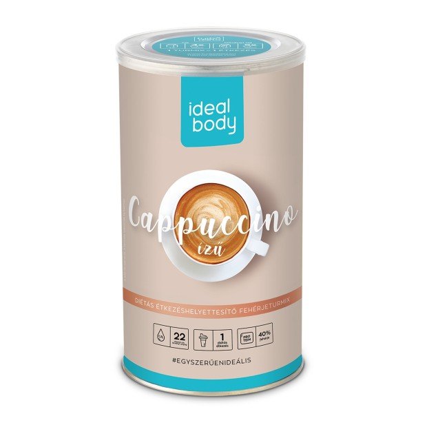 IdealBody étkezéshelyettesítő fehérjeturmix - cappuccino 525g