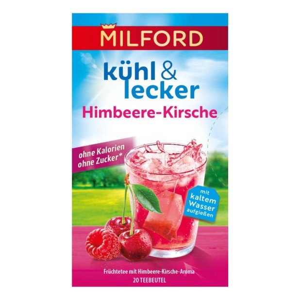 Milford kühl&lecker gyümölcstea málna 20db