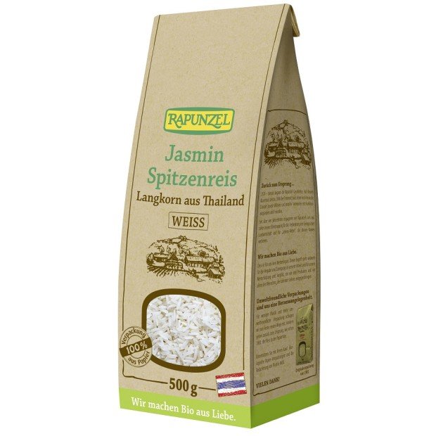 Rapunzel bio jázminrizs extra fehér 500g Rapunzel bio jázminrizs extra fehér 500g