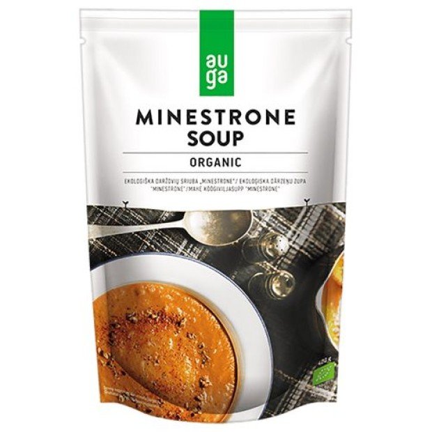 Auga bio vegán leves zöldség minestrone 400g