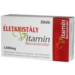 Életkristály vitamin rezveratrollal 30db