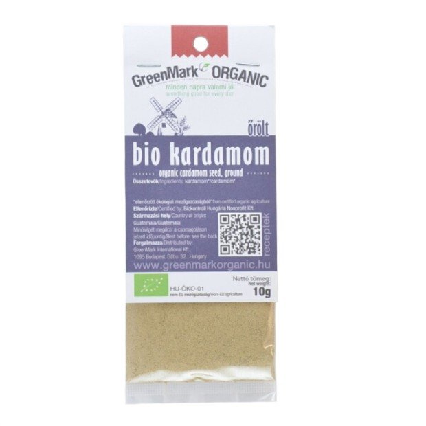 Greenmark bio fűszer kardamom őrölt 10g 