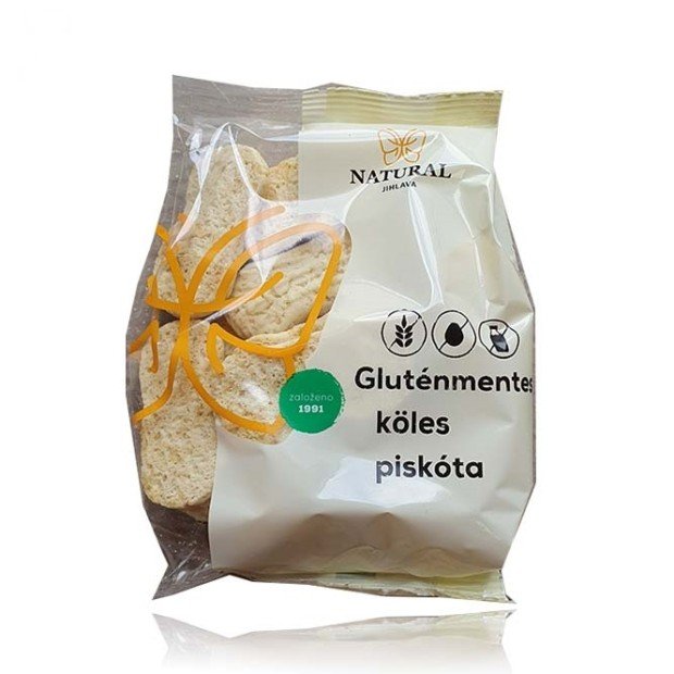 Natural gluténmentes köles piskóta 150g