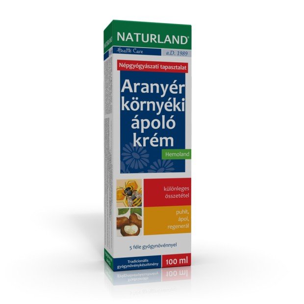 Naturland aranyér környéki ápoló krém 100ml