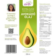 Szafi Reform avokádó olaj 250ml - KÖZELI LEJÁRAT: 2022.10.31. Szafi Reform avokádó olaj 250ml - KÖZELI LEJÁRAT: 2022.10.31.