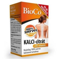 Bioco kalci-citrát+d3-vitamin filmtabletta 90db Bioco kalci-citrát+d3-vitamin filmtabletta 90db