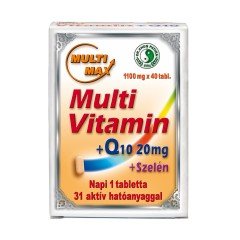 Dr.Chen multimax vitamin+Q10+Szelén tabl 40db Dr.Chen multimax vitamin+Q10+Szelén tabl 40db