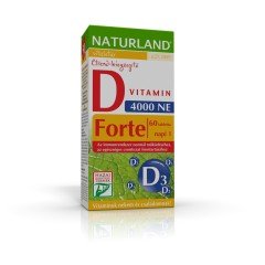 Naturland d-Vitamin tabletta forte 60 db Naturland d-Vitamin tabletta forte 60 db