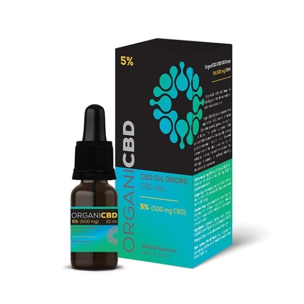 Organicbd cbd olaj 5% 10ml