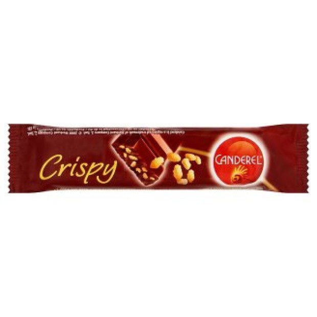 Canderel crispy tejcsokoládé szelet ropogós gabonával 27g