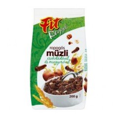 Fit reggeli ropogós műzli csoki-Mogyoró 200g Fit reggeli ropogós műzli csoki-Mogyoró 200g