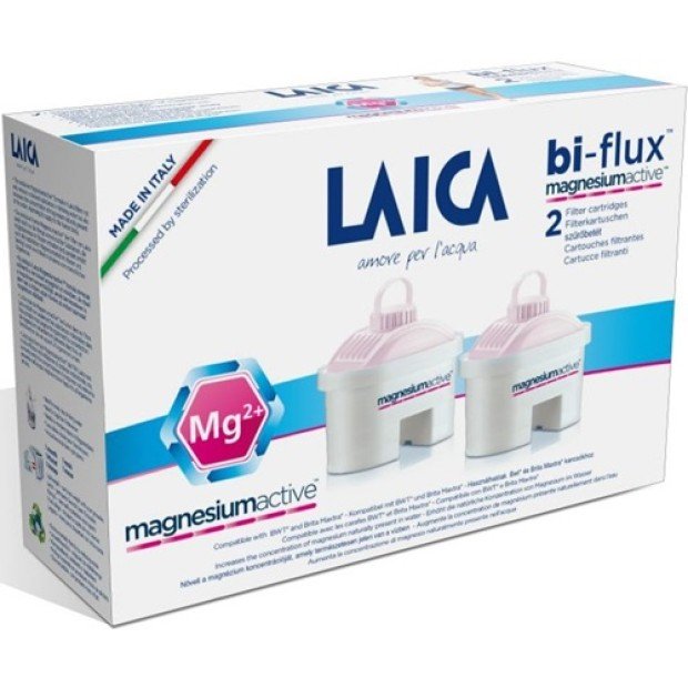 Laica bi-flux vízszűrőbetét csomag-magnesium active 2db