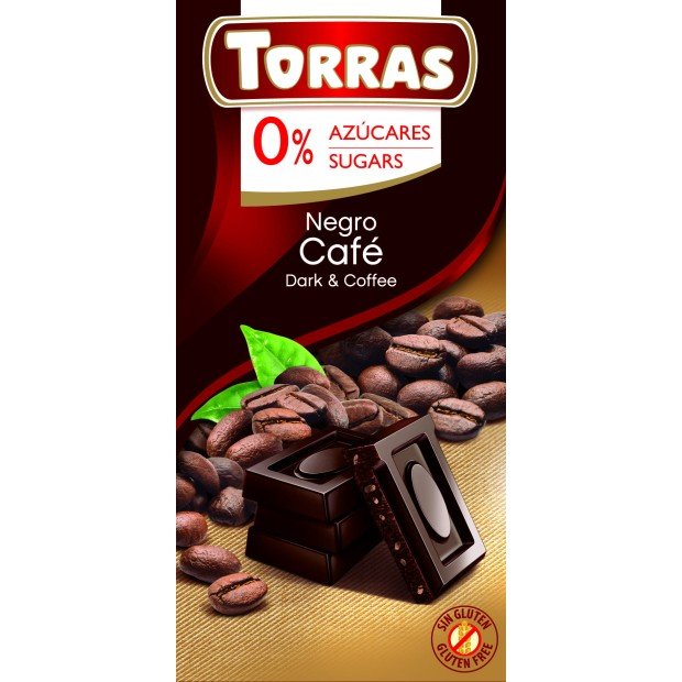 Torras étcsokoládé kávé 75g