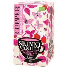 Cupper bio gyümölcstea eper&vanília 20filter