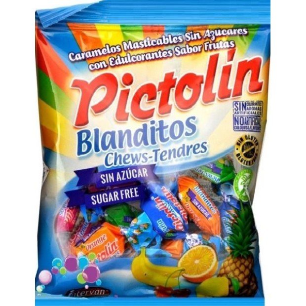 Pictolin blanditos cukormentes puhakaramell gyümölcsös 65g