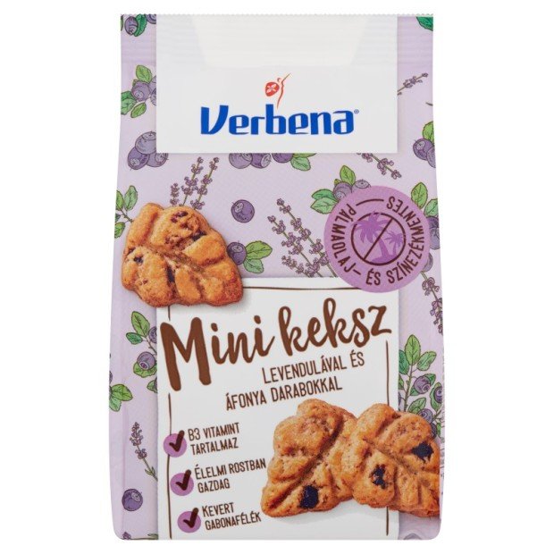 Verbena keksz levendula-áfonya 90g