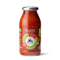 Alce nero bio paradicsompüré bazsalikom 500g Alce nero bio paradicsompüré bazsalikom 500g