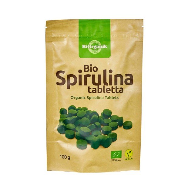 Biorganik bio spirulina tabletta 100g