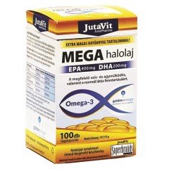 Jutavit mega halolaj omega-3 lágykapszula 100db Jutavit mega halolaj omega-3 lágykapszula 100db