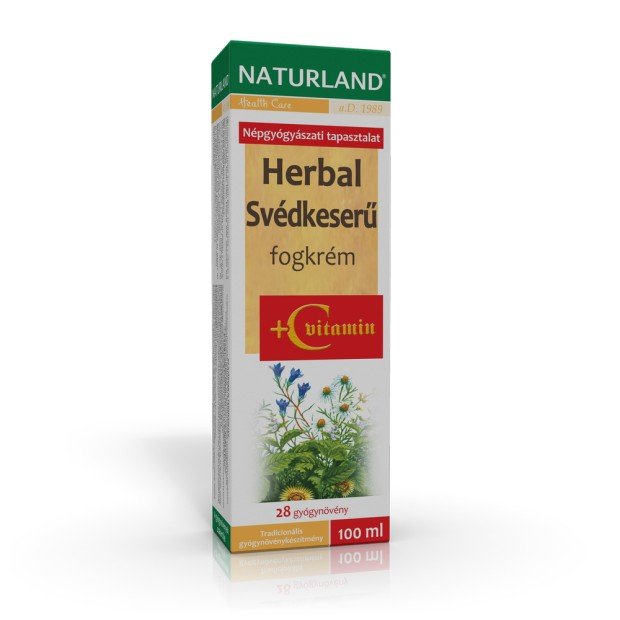 Naturland svédkeserü fogkrém+ c vitamin 100ml