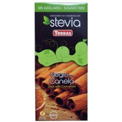 Torras stevia 05. étcsokoládé fahéjas 125g Torras stevia 05. étcsokoládé fahéjas 125g