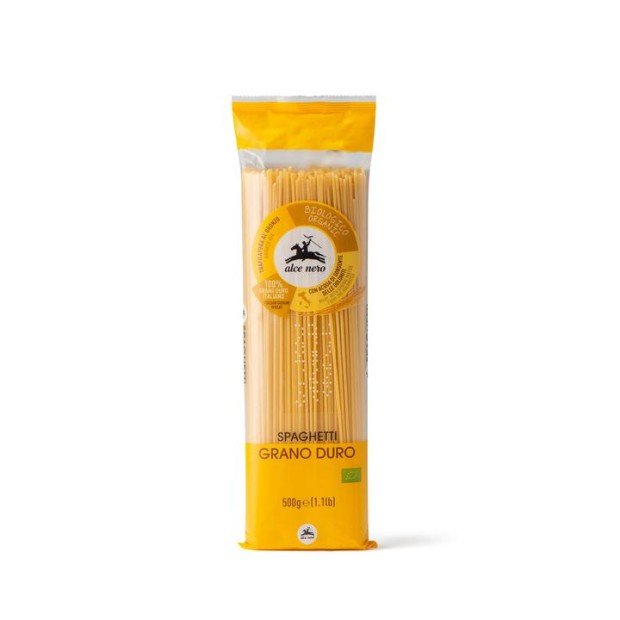 Alce nero bio durumtészta spagetti 500g 